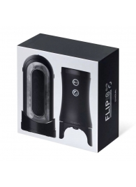 Набор Tenga Flip Zero Electronic Vibrotation: мастурбатор с вибрацией и устройство вращения - Tenga - в Химках купить с доставкой