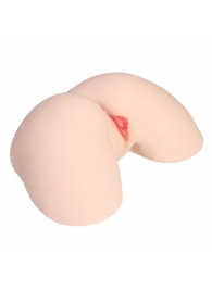 Мастурбатор-полуторс с двойным слоем материала и вибрацией Jenny Onahole Real Hips - KOKOS - в Химках купить с доставкой