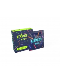 Светящиеся в темноте презервативы Expert Neon - 3 шт. - Expert - купить с доставкой в Химках