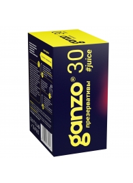 Ароматизированные презервативы Ganzo Juice - 30 шт. - Ganzo - купить с доставкой в Химках