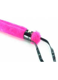 Нежная плеть с розовым мехом BDSM Light - 43 см. - БДСМ Арсенал - купить с доставкой в Химках