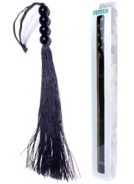 Черная силиконовая плеть - 37 см. - Boys of Toys - купить с доставкой в Химках