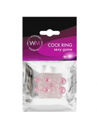 Прозрачная насадка на пенис с цветными шариками - Erowoman-Eroman - в Химках купить с доставкой