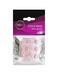 Прозрачная сквозная насадка на пенис с цветными шариками - Erowoman-Eroman - в Химках купить с доставкой