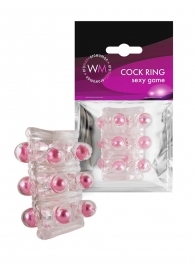 Прозрачная сквозная насадка на пенис с цветными шариками - Erowoman-Eroman - в Химках купить с доставкой