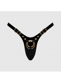 Черный пояс для фиксации насадок Strap-On-Me Leatherette Harness Fabulous - Strap-on-me - купить с доставкой в Химках