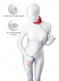 Красный ошейник с подкладкой из меха - ToyFa - купить с доставкой в Химках