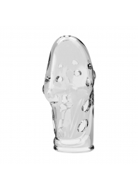 Прозрачная насадка на пенис Booker - 8 см. - Baile - в Химках купить с доставкой