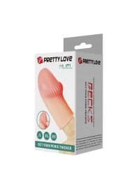 Телесная насадка на пенис Huel - 9 см. - Baile - в Химках купить с доставкой