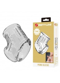 Прозрачная насадка на пенис и мошонку - Baile - в Химках купить с доставкой