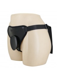 Черные трусики харнесс с платформой Caludio I - Baile - купить с доставкой в Химках