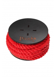 Красная веревка для шибари на катушке - 5 м. - Pecado - купить с доставкой в Химках