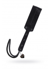 Черный кожаный пэддл - 32 см. - Pecado - купить с доставкой в Химках