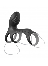 Черная насадка на пенис Ultimate Couples Cage Pro - Pipedream - в Химках купить с доставкой