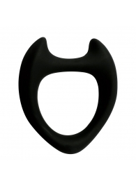 Черное эрекционное кольцо с рожками Wooomy Toro M - Adrien Lastic - в Химках купить с доставкой