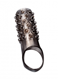 Дымчатая насадка на пенис с выпуклостями - 12 см. - Sex Expert - в Химках купить с доставкой