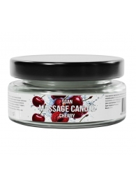 Массажная свеча «Спелая вишня» - 50 мл. - SGAN - купить с доставкой в Химках