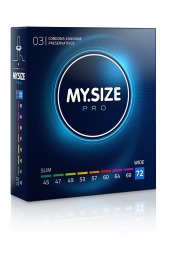 Презервативы MY.SIZE размер 72 - 3 шт. - My.Size - купить с доставкой в Химках