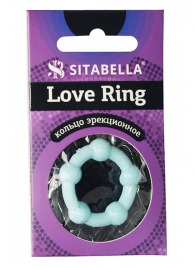 Цветное эрекционное кольцо Love Ring с бусинами - Sitabella - в Химках купить с доставкой