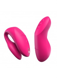Розовый вибратор для пар We-Vibe Chorus Pro - We-vibe