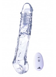 Прозрачная насадка-удлинитель Length Enhancer With Bullet с подхватом - 22,3 см. - NMC - в Химках купить с доставкой