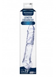 Прозрачная насадка-удлинитель Length Enhancer с подхватом - 22,3 см. - NMC - в Химках купить с доставкой