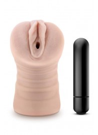 Телесный мастурбатор-вагина Ayumi с вибрацией - Blush Novelties - в Химках купить с доставкой