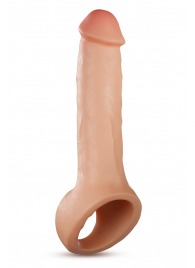 Телесная насадка-удлинитель Thrive 8.75 Inch Realistic Penis Extender Sleeve - 22,2 см. - Blush Novelties - в Химках купить с доставкой