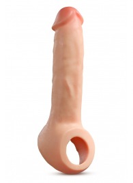 Телесная насадка-удлинитель Thrive 8.75 Inch Realistic Penis Extender Sleeve - 22,2 см. - Blush Novelties - в Химках купить с доставкой