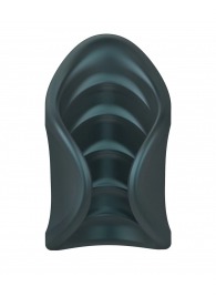 Серый сквозной мастурбатор с вибрацией Manwan Starter - Manwan - в Химках купить с доставкой