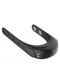 Черное эрекционное виброкольцо на ремешках - Boys of Toys - в Химках купить с доставкой