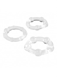 Набор из 3 эрекционных прозрачных колец - Boys of Toys - в Химках купить с доставкой
