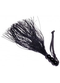 Черная силиконовая плетка - 25,4 см. - Boys of Toys - купить с доставкой в Химках