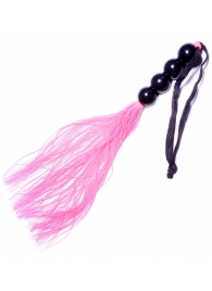 Розовая силиконовая плеть - 35,5 см. - Boys of Toys - купить с доставкой в Химках