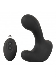 Черная анальная вибропробка с функцией расширения RC Butt Plug with 3 functions - Orion - в Химках купить с доставкой