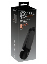 Черный вибромастурбатор с трехточечной стимуляцией Penis Trainer with 3 Point Stimulation - Orion - в Химках купить с доставкой