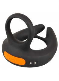 Черный вибростимулятор мошонки RC Scrotum Stimulator with Vibration - Orion - в Химках купить с доставкой