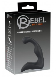 Черный перезаряжаемый стимулятор простаты с вибрацией - 14,6 см. - Orion - в Химках купить с доставкой