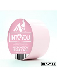 Розовый скотч для фиксации Non-Sticky Bondage Tape - 15 м. - Intoyou - купить с доставкой в Химках