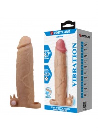 Телесная насадка на пенис Xerxes - 22 см. - Baile - в Химках купить с доставкой