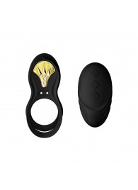 Черное эрекционное виброкольцо Bayek с пультом ДУ - Zalo - в Химках купить с доставкой