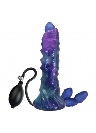 Фиолетовый яйцеродящий фаллоимитатор Duskwalker Sentinal на присоске - 22,4 см. - Baile - купить с доставкой в Химках