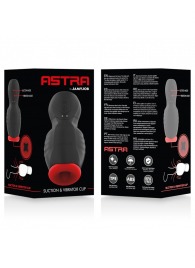 Черно-красный мастурбатор с вибрацией и всасыванием - JAMYJOB - в Химках купить с доставкой