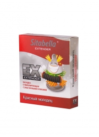 Стимулирующая насадка Sitabella Extender  Красный молодец - Sitabella - купить с доставкой в Химках