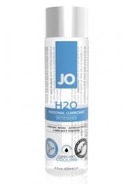Охлаждающий лубрикант на водной основе JO Personal Lubricant H2O COOLING - 120 мл. - System JO - купить с доставкой в Химках