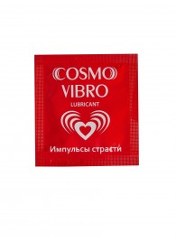 Пробник женского стимулирующего лубриканта на силиконовой основе Cosmo Vibro - 3 гр. - Биоритм - купить с доставкой в Химках