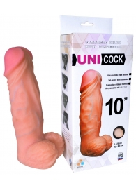 Фаллическая насадка Харнесс UNICOCK 10  - 25 см. - LOVETOY (А-Полимер) - купить с доставкой в Химках