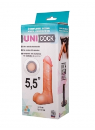 Фаллическая насадка Харнесс UNICOCK 5,5  - 17 см. - LOVETOY (А-Полимер) - купить с доставкой в Химках