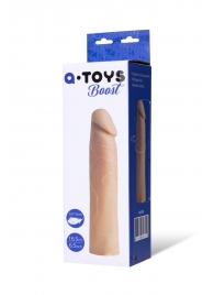 Реалистичная насадка с ярко выраженной головкой - 16,5 см. - A-toys - в Химках купить с доставкой