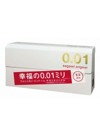 Супер тонкие презервативы Sagami Original 0.01 - 5 шт. - Sagami - купить с доставкой в Химках